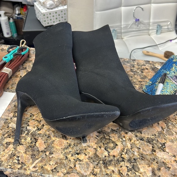 Steve Madden Women's Black Century Sock Boots 10m - Picture 4 of 4